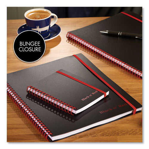 Black n' Red™ Twin Wire Poly Cover Notebook, 1 Subject, Wide-legal Rule, Black Cover, 8.25 X 5.63, 70 Sheets freeshipping - TVN Wholesale