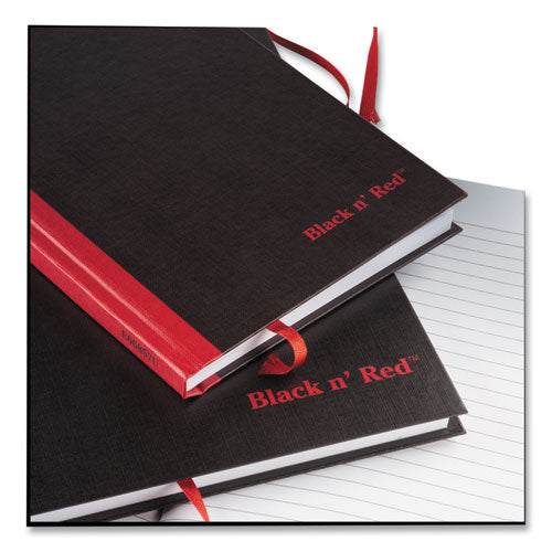 Black n' Red™ Casebound Notebooks, 1 Subject, Wide-legal Rule, Black Cover, 8.25 X 5.63, 96 Sheets freeshipping - TVN Wholesale