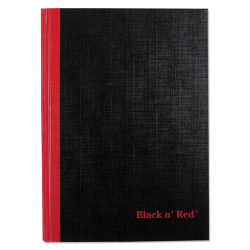 Black n' Red™ Casebound Notebooks, 1 Subject, Wide-legal Rule, Black Cover, 8.25 X 5.63, 96 Sheets freeshipping - TVN Wholesale
