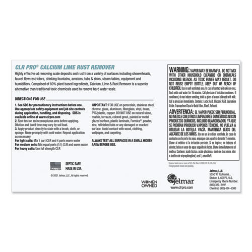 CLR PRO® Calcium, Lime And Rust Remover, 1 Gal Bottle freeshipping - TVN Wholesale