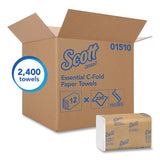 Scott® Essential C-fold Towels For Business, Absorbency Pockets, 10.13 X 13.15, White, 200-pack, 12 Packs-carton freeshipping - TVN Wholesale