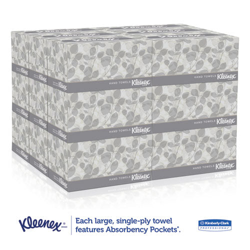 Kleenex® Hand Towels, Pop-up Box, Cloth, 9 X 10 ½, 120-box, 18 Boxes-carton freeshipping - TVN Wholesale