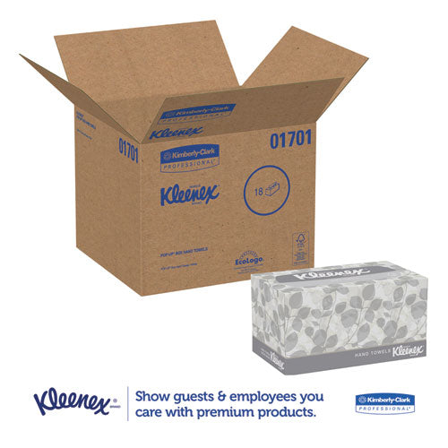 Kleenex® Hand Towels, Pop-up Box, Cloth, 9 X 10 ½, 120-box, 18 Boxes-carton freeshipping - TVN Wholesale