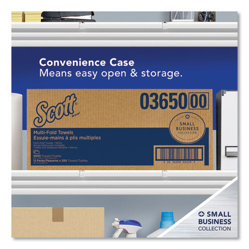 Scott® Multi-fold Towels, Absorbency Pockets, 9 2-5 X 9 1-5, White, 250 Sheets-pack freeshipping - TVN Wholesale