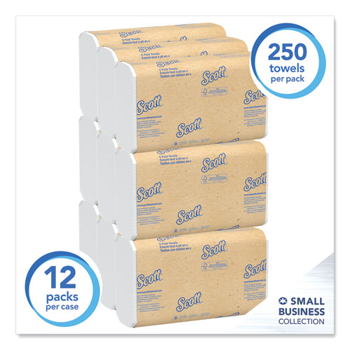 Scott® Multi-fold Towels, Absorbency Pockets, 9 2-5 X 9 1-5, White, 250 Sheets-pack freeshipping - TVN Wholesale