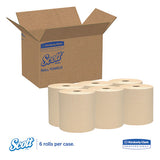Scott® Essential Hard Roll Towels For Business, 1.5" Core, 8 X 800 Ft, Natural, 12 Rolls-carton freeshipping - TVN Wholesale