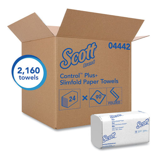 Scott® Control Slimfold Towels For Business, 7.5 X 11.6, White, 90-pack, 24 Packs-carton freeshipping - TVN Wholesale