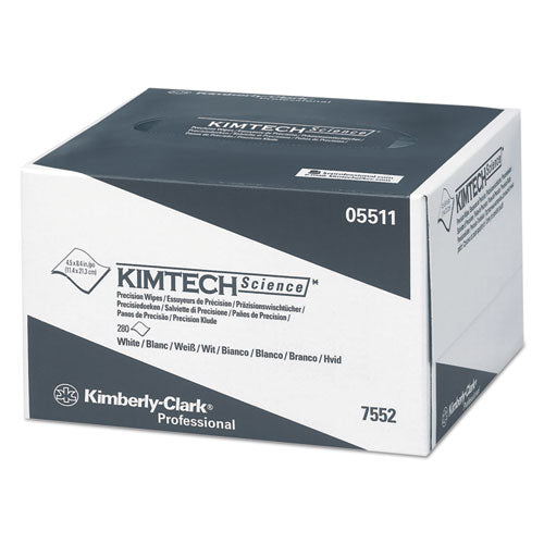 Kimtech™ Precision Wipers, Pop-up Box, 1-ply, 4 2-5 X 8 2-5, White, 280-bx, 60 Bx-ct freeshipping - TVN Wholesale