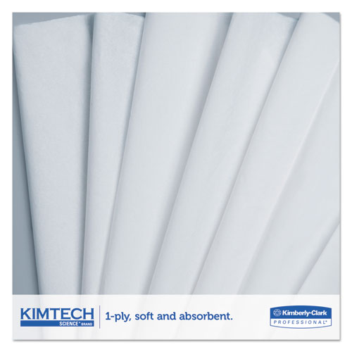 Kimtech™ Precision Wipers, Pop-up Box, 1-ply, 4 2-5 X 8 2-5, White, 280-bx, 60 Bx-ct freeshipping - TVN Wholesale
