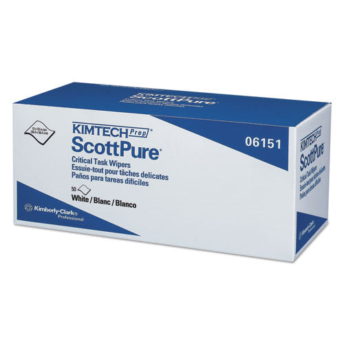 Kimtech™ Scottpure Critical Task Wipers, 12 X 23, White, 50-bx, 8 Boxes-carton freeshipping - TVN Wholesale