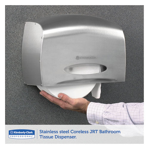 Scott® Pro Coreless Jumbo Roll Tissue Dispenser, Ez Load, 6x9.8x14.3, Stainless Steel freeshipping - TVN Wholesale