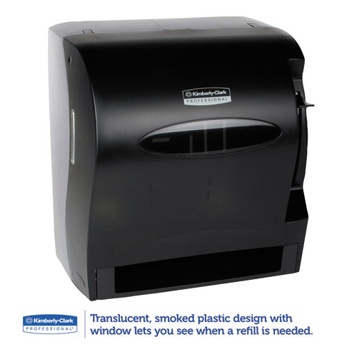 Kimberly-Clark Professional* Lev-r-matic Roll Towel Dispenser, 13.3 X 9.8 X 13.5, Smoke freeshipping - TVN Wholesale