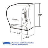 Kimberly-Clark Professional* Lev-r-matic Roll Towel Dispenser, 13.3 X 9.8 X 13.5, Smoke freeshipping - TVN Wholesale