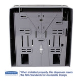 Kimberly-Clark Professional* Lev-r-matic Roll Towel Dispenser, 13.3 X 9.8 X 13.5, Smoke freeshipping - TVN Wholesale