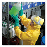 KleenGuard™ A70 Chemical Spray Protection Coveralls, Hooded, Storm Flap, Large, Yellow, 12-carton freeshipping - TVN Wholesale