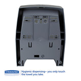 Kimberly-Clark Professional* Sanitouch Hard Roll Towel Dispenser, 12.63 X 10.2 X 16.13, Smoke freeshipping - TVN Wholesale