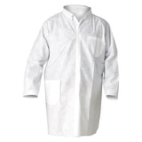 KleenGuard™ A20 Breathable Particle Protection Lab Coats, Snap Closure-open Wrists-pockets, X-large, White, 25-carton freeshipping - TVN Wholesale