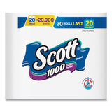 Scott® Standard Roll Bathroom Tissue, Septic Safe, 1-ply, White, 20-pack, 2 Packs-carton freeshipping - TVN Wholesale