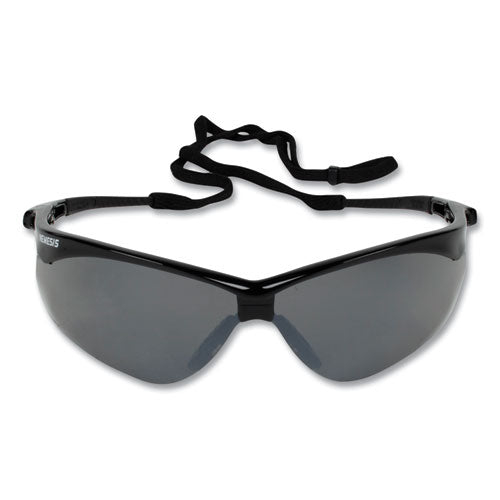 KleenGuard™ Nemesis Safety Glasses, Black Frame, Smoke Mirror Lens, 12-carton freeshipping - TVN Wholesale