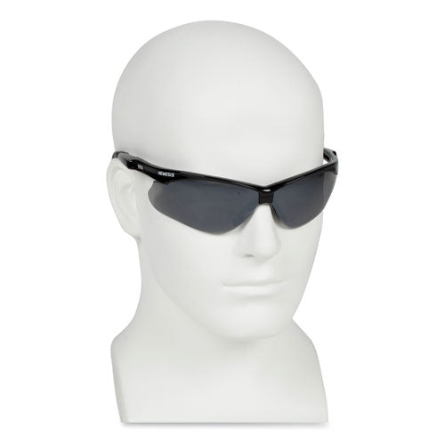 KleenGuard™ Nemesis Safety Glasses, Black Frame, Smoke Mirror Lens, 12-carton freeshipping - TVN Wholesale