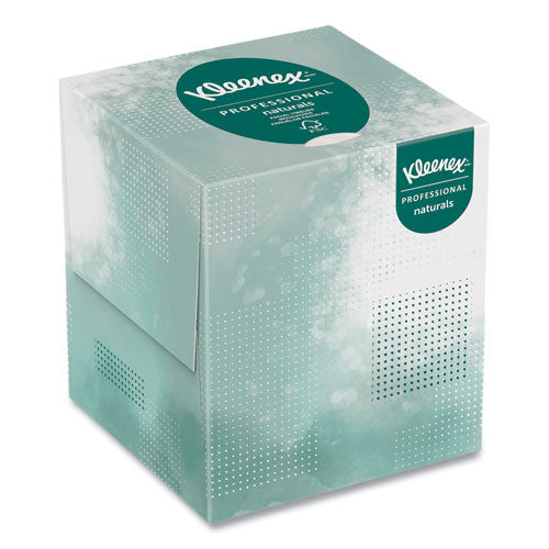 Kleenex® Naturals Facial Tissue For Business, Boutique Pop-up Box, 2-ply, White, 95 Sheets-box freeshipping - TVN Wholesale