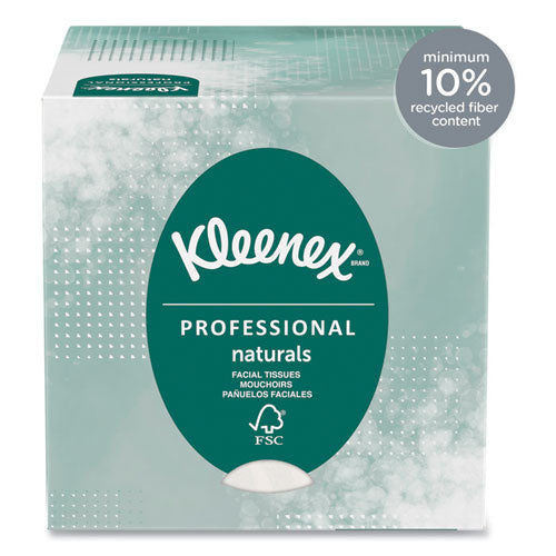 Kleenex® Naturals Facial Tissue For Business, Boutique Pop-up Box, 2-ply, White, 95 Sheets-box, 36 Boxes-carton freeshipping - TVN Wholesale