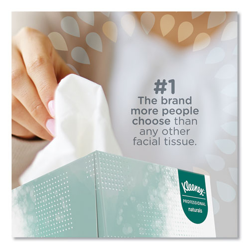 Kleenex® Naturals Facial Tissue For Business, Boutique Pop-up Box, 2-ply, White, 95 Sheets-box, 36 Boxes-carton freeshipping - TVN Wholesale