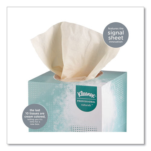 Kleenex® Naturals Facial Tissue For Business, Boutique Pop-up Box, 2-ply, White, 95 Sheets-box, 36 Boxes-carton freeshipping - TVN Wholesale