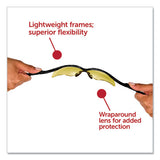 KleenGuard™ Nemesis Safety Glasses, Black Frame, Amber Lens, 12-carton freeshipping - TVN Wholesale