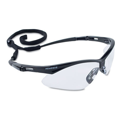 KleenGuard™ Nemesis Safety Glasses, Black Frame, Clear Lens freeshipping - TVN Wholesale