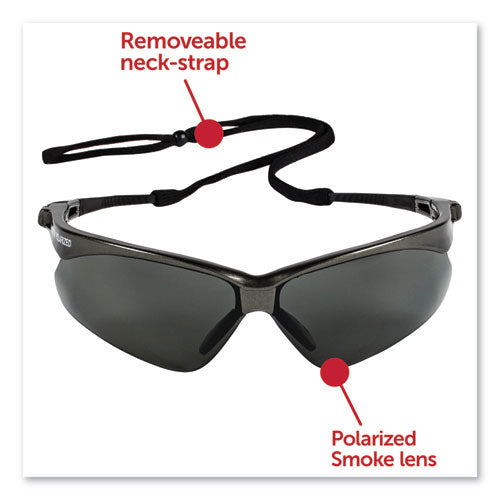 KleenGuard™ Nemesis Safety Glasses, Gun Metal Frame, Smoke Lens, 12-box freeshipping - TVN Wholesale