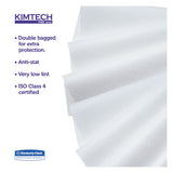 Kimtech™ W4 Critical Task Wipers, Flat Double Bag, 12x12, White, 100-pack, 5 Packs-carton freeshipping - TVN Wholesale