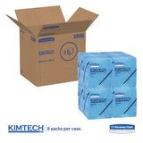 WypAll® Oil, Grease And Ink Cloths, 1-4 Fold, 12 1-2 X 12, Blue, 66-box, 8 Boxes-carton freeshipping - TVN Wholesale