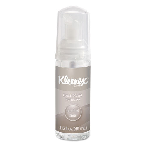 Kleenex® Alcohol-free Foam Hand Sanitizer, 1.5 Oz Pump Bottle, Unscented, 24-carton freeshipping - TVN Wholesale