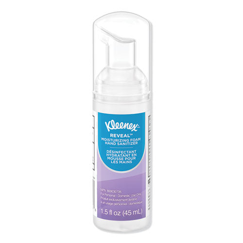Kleenex® Ultra Moisturizing Foam Hand Sanitizer, 1.5 Oz Pump Bottle, Unscented, 24-carton freeshipping - TVN Wholesale