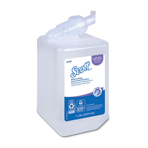 Scott® Control Super Moisturizing Foam Hand Sanitizer, 1,000 Ml Refill, Unscented, 6-carton freeshipping - TVN Wholesale