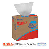 WypAll® X60 Cloths, Pop-up Box, White, 9 1-8 X 16 7-8, 126-box, 10 Boxes-carton freeshipping - TVN Wholesale