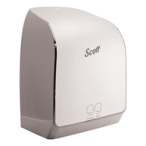 Scott® Pro Electronic Hard Roll Towel Dispenser, 12.66 X 9.18 X 16.44, Brushed Silver freeshipping - TVN Wholesale