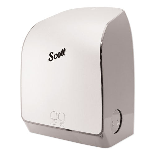 Scott® Pro Electronic Hard Roll Towel Dispenser, 12.66 X 9.18 X 16.44, Brushed Silver freeshipping - TVN Wholesale