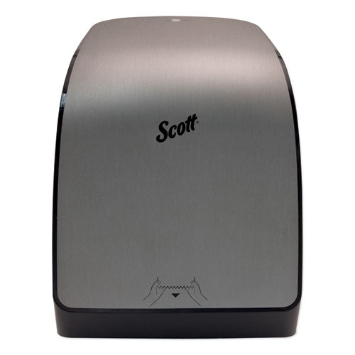 Scott® Pro Mod Manual Hard Roll Towel Dispenser, 12.66 X 9.18 X 16.44, Brushed Metallic freeshipping - TVN Wholesale