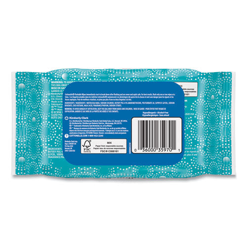 Cottonelle® Fresh Care Flushable Cleansing Cloths, White, 3.73 X 5.5, 84-pack freeshipping - TVN Wholesale