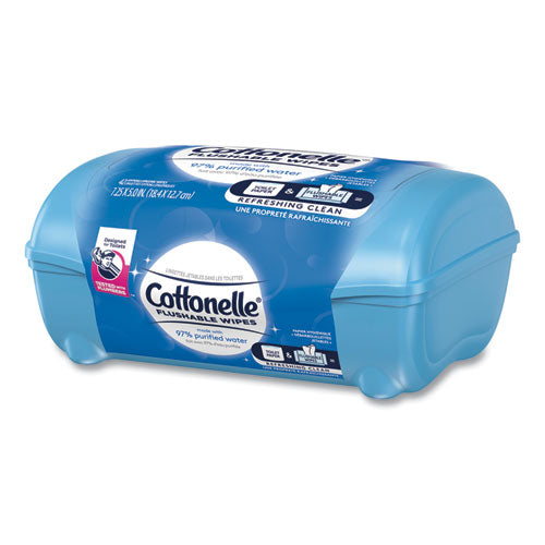 Cottonelle® Fresh Care Flushable Cleansing Cloths, White, 3.75 X 5.5, 42-pack, 8 Packs-ct freeshipping - TVN Wholesale