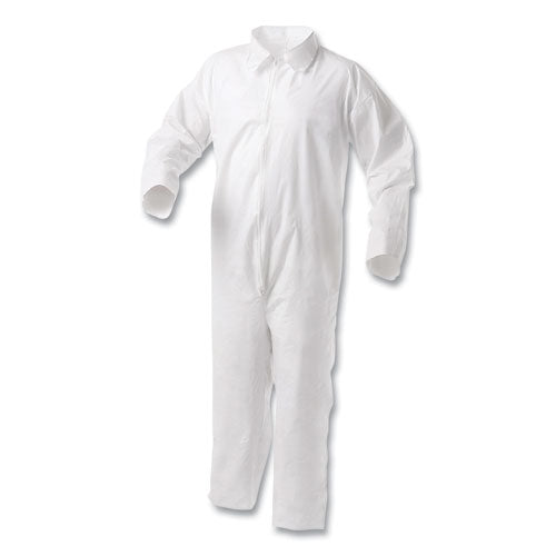 KleenGuard™ A35 Liquid And Particle Protection Coveralls, Zipper Front, 2x-large, White, 25-carton freeshipping - TVN Wholesale