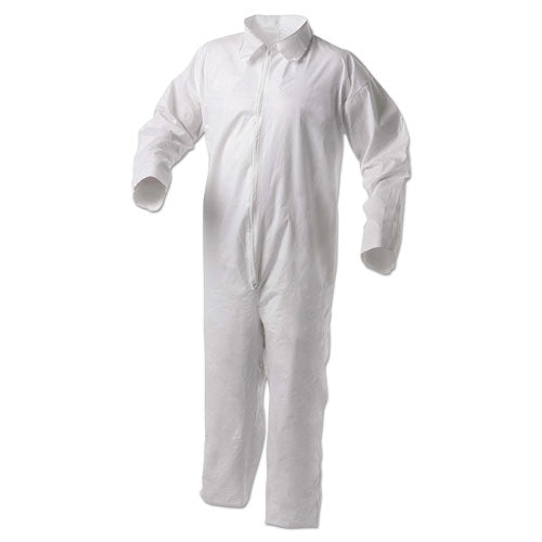 KleenGuard™ A35 Liquid And Particle Protection Coveralls, Zipper Front, 3x-large, White, 25-carton freeshipping - TVN Wholesale