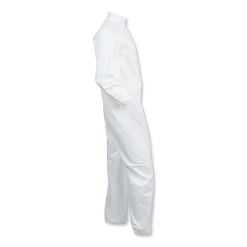 KleenGuard™ A40 Coveralls, Elastic Wrists-ankles, X-large, White freeshipping - TVN Wholesale