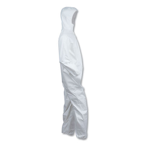 KleenGuard™ A40 Elastic-cuff, Ankle, Hooded Coveralls, 3x-large, White, 25-carton freeshipping - TVN Wholesale