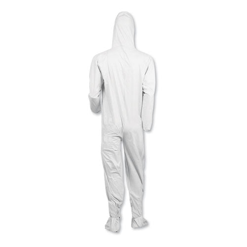 KleenGuard™ A40 Elastic-cuff, Ankle, Hood And Boot Coveralls, Large, White, 25-carton freeshipping - TVN Wholesale