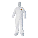 KleenGuard™ A40 Elastic-cuff, Ankle, Hood And Boot Coveralls, Large, White, 25-carton freeshipping - TVN Wholesale