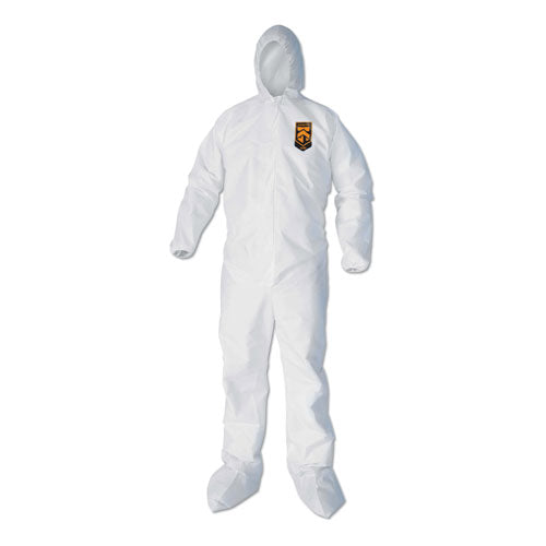 KleenGuard™ A40 Elastic-cuff, Ankle, Hood And Boot Coveralls, X-large, White, 25-carton freeshipping - TVN Wholesale