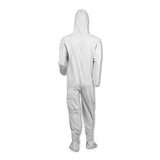 KleenGuard™ A40 Elastic-cuff, Ankle, Hood And Boot Coveralls, 2x-large, White, 25-carton freeshipping - TVN Wholesale